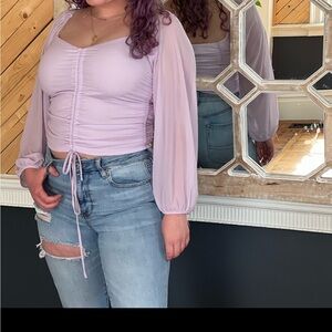 fashion nova purple top